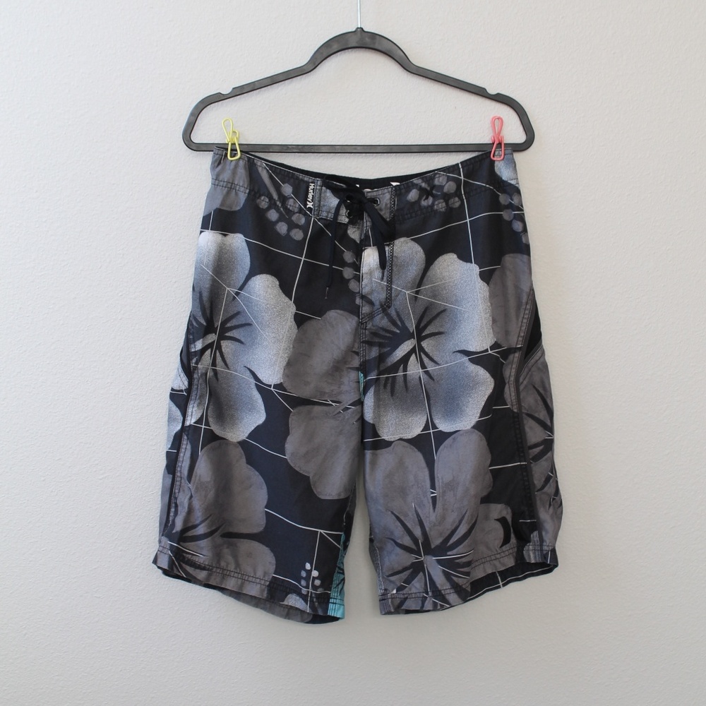 Hurley‎ Men's Swimming Trunks Hawaiian Pattern